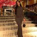 Women's Slim Pleated Round Neck Long Sleeve Dress American Style Hot Selling Autumn Fashion Temperament Clothing_ecoleips.com