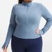 Women's Clothing quick drying sports sun protection jacket long sleeve women's zipper cardigan jacket tight top running fitness yoga clothes_ecoleips.com