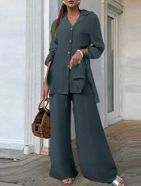 Women's Clothing Autumn Women's Fashion Tops Women's Leopard Print Pants Casual Loose Suit_ecoleips.com