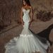 Women's Clothing Wedding dress fishtail bride new tube top fluffy long tail temperament lawn wedding welcome out yarn_ecoleips.com