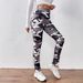 Women's Clothing Women's Winter Fleece Lined Thickened Casual Pants High Waisted Warm Cotton Outerwear Printed_ecoleips.com