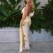 2025 New Women's Fashion Sexy Backless Halter Top Slim Fit Printed Long Dress Two-Piece Set_ecoleips.com