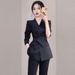 Professional Style Mature Suit Spring New Women's Fashion Design Formal Two-Piece Set_ecoleips.com