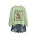 From The Windows European Station Independent Site Casual Funwomen's Autumn And Winter Sweatshirt_ecoleips.com