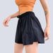 Women's Summer Sports Shorts, Quick-dry, Two-in-one Design, Anti-exposure, Three-point Running Training, Fitness Yoga_ecoleips.com
