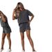 Solid Color Casual Shorts Suit For Women_ecoleips.com