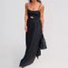 2026 New Spring Women's Clothing, Cross-Border European And American Dresses, Sexy High-Waisted Backless Solid Color_ecoleips.com