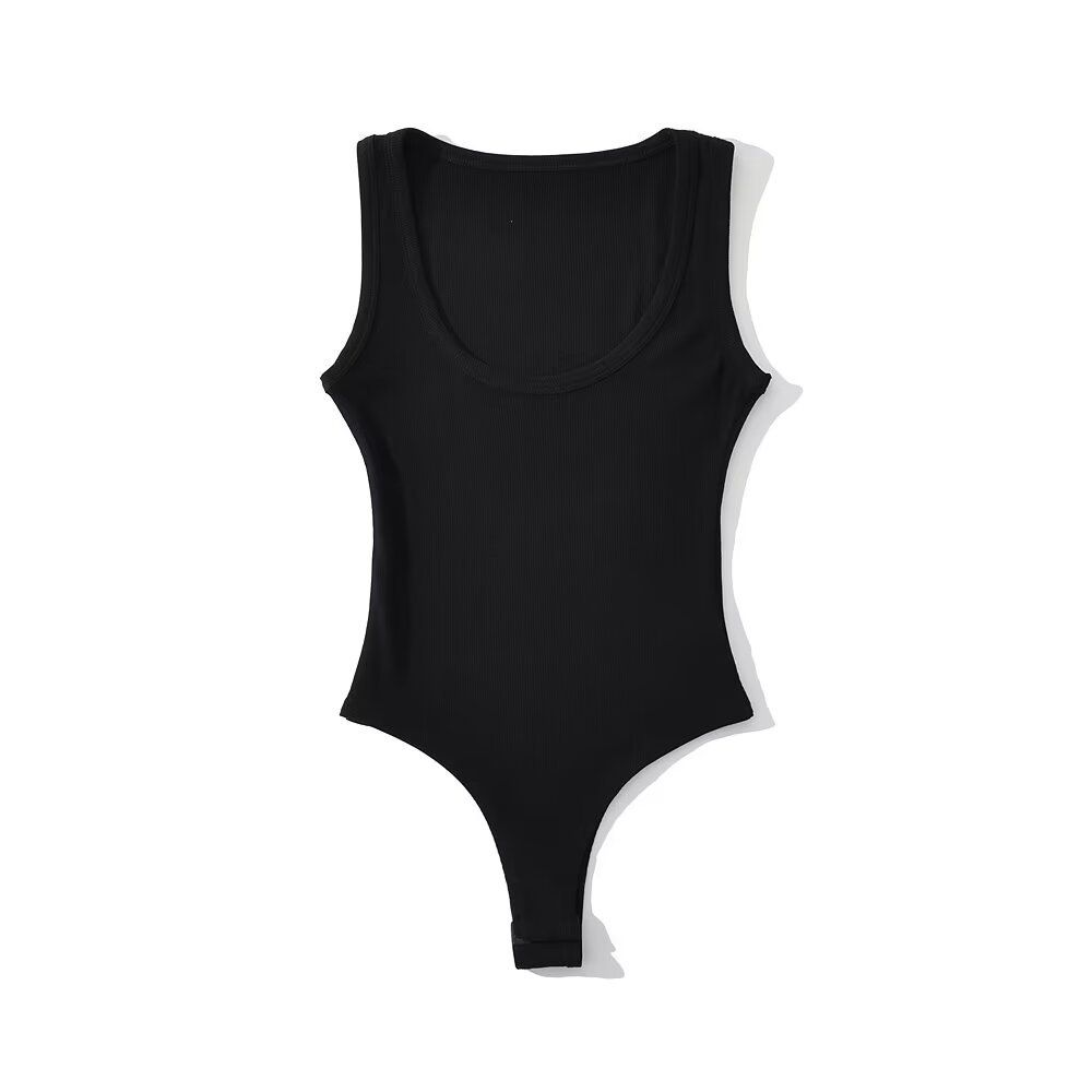 Aria Basics Aria Basics YPFF Trendy Women's Summer New European And American Style Low-Cut One-Piece Top, Slim-Fit Sexy Camisole For Hot Girls_ecoleips.com