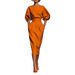 Retro-Inspired Bubble Sleeve Blouse With A-Line Skirt Set – Elegant Boat Neck & Pleated Mid-Waist For Timeless Feminine Silhouette_ecoleips.com