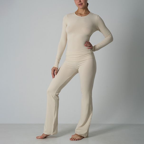 Women’s Knit Tracksuit Set – Slim-Fit Long Sleeve Top & Pants, Casual & Sporty Outfit For Fall/Winter (3 Colors, S-XL)_ecoleips.com