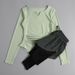 Tight Fitting, Slimming Long Sleeves Professional Internet Celebrity Quick Drying Breathable T Shirt Sports Running Training Yoga Clothes_ecoleips.com