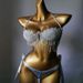 Women’s Clothing Nightclub Clothes Steel Support Hard Cup Bikini Diamond Swimsuit Diamond Tassel Bikini Sewn Diamond Bikini_ecoleips.com