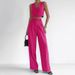 Women's Clothing Straight Summer Slim V Neck Sleeveless Top Vest Two Sets Trousers Cotton Linen Women_ecoleips.com