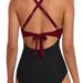 Aria Basics European And American Cross-border Foreign Trade One-piece Swimsuit, Sexy Hollow-out Women's Swimwear, Backless_ecoleips.com