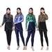 Muslim Conservative Three Piece Swimsuit Set - Long Sleeved Color Block Sun Protective Beachwear for Women Middle Eastern Style_ecoleips.com