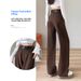 Women's Straight-leg Jeans, New Autumn 2025 Fashion, Korean Style Slimming Loose Wide-leg Pants, Women's Model A7571_ecoleips.com