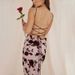 INS European And American Style 2023 Spring/Summer New Women's Fashion Strapless Sexy Backless Slim Fit Printed Bodycon_ecoleips.com