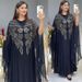 Arabic Clothing Foreign Trade Plus-size Women's New Abaya Dress, Loose-fitting, Heavy-duty Rhinestone Embellished Long_ecoleips.com