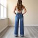 2025 Winter Cross-Border Bestseller Women's High-Waisted Stretch Straight-Leg Jeans With Loose Cuffs_ecoleips.com