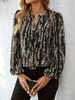 Aria Basics Aria Basics Cross-border Foreign Trade Popular Women's Long-Sleeve Printed Shirt European And American New_ecoleips.com