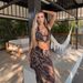 Summer Fashion Elegant Halter Neck Backless Tank Top Low Waisted Fishtail Skirt Set For Women_ecoleips.com