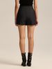 K High Waisted Zipper Half Body Skirt Pants Elastic Skirt Pants Short Skirt_ecoleips.com