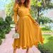 Women's Clothing women's autumn puff sleeve top pleated skirt two piece suit_ecoleips.com