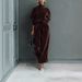 European And American Cross-Border Foreign Trade Women's Fashion Autumn Winter Casual Sports Suit Velvet Long Sleeve_ecoleips.com