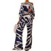 2026 New Spring Women's Clothing, Cross-Border European American Fashion Outfit, Casual Simple Printed Top And Pants Set_ecoleips.com