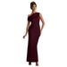 Cross-Border Spring French Elegant Sleeveless Off-Shoulder High-End Slim Long Dress Party Gown Women_ecoleips.com