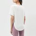 Spring/Summer New Sports Top Women's Loose Short Sleeve T-shirt Thin Yoga Wear Breathable Running Fitness Cover_ecoleips.com