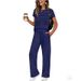 2026 New Spring/Summer European American Wish Cross-Border Women's Clothing Set: Short-Sleeve Casual Long And_ecoleips.com