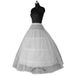 Bridal Petticoat With Triple Steel Hoops, Layered Tulle & Sturdy Boning For Fullness – Perfect For Wedding Dresses (White)_ecoleips.com
