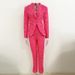 Women's Clothing In Stock New Fashion Slim Fit Water Soluble Lace Suit Pants Suit Two Piece_ecoleips.com