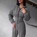 Women's Clothing Autumn And Winter Women's Clothing Solid Color Waist Hooded Sweater Trousers Suit Sports Casual Trousers Two Piece Suit For Women_ecoleips.com