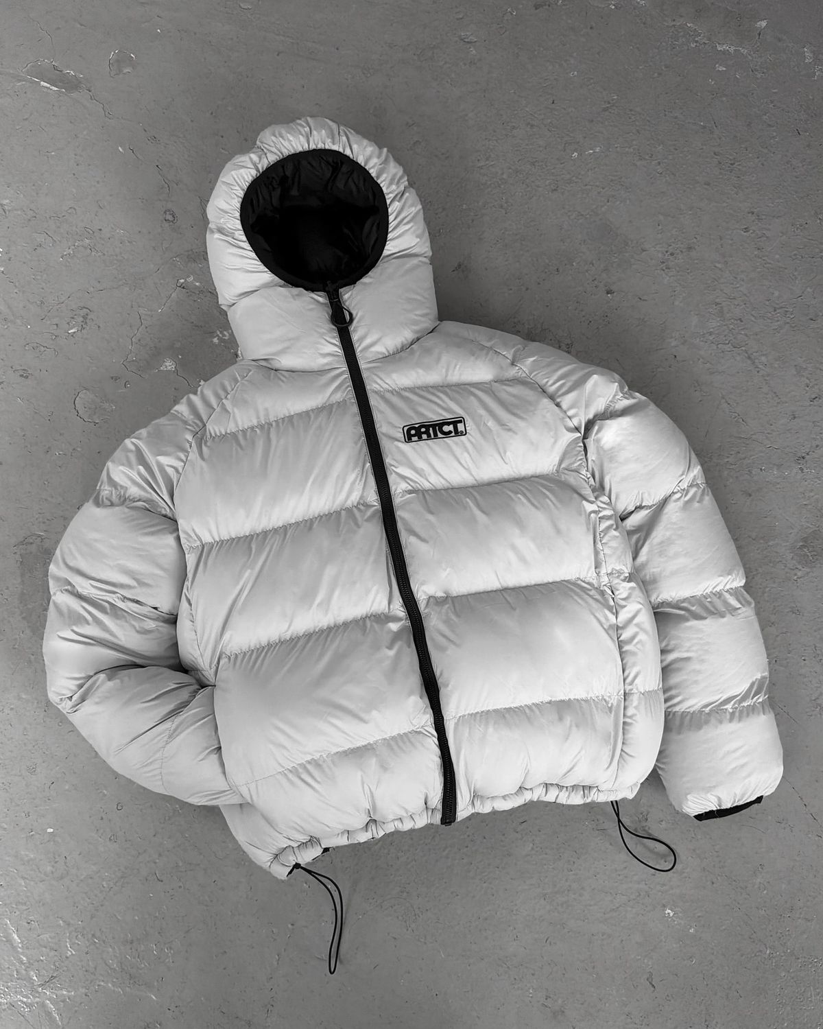 Women’s Oversized Winter Coat – Streetwear Harajuku Style, Hip-Hop Punk Fashion (S-XL, Black/White)_ecoleips.com