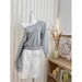 Cotton Sweatshirt With Rhinestone Embellishments, Long-sleeved, For Women, Spring And Autumn Wear, Thin, Loose, Korean_ecoleips.com