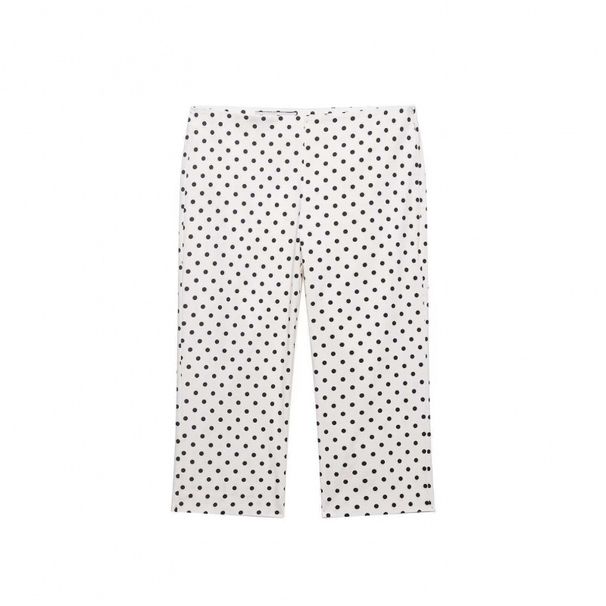 Elegant Women's Polka Dot Shirt Jacket And Pants Set Simple Versatile Clothing_ecoleips.com