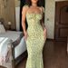Vacation-style European And American Cross-border Summer Women's Floral Sleeveless Tie-waist Fashion Casual Sexy Beach_ecoleips.com