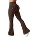 K New Elastic Nude Flared Pants, Elastic Quick Drying Yoga Clothes, Slimming Fitness Casual Pants, Sports Pants_ecoleips.com