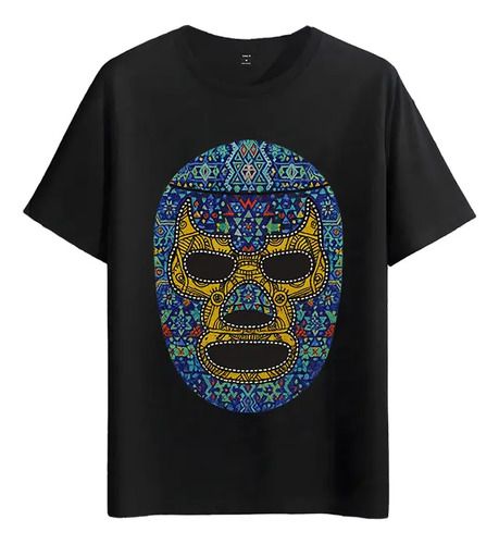Women's T-Shirts Tshirt Muscle Freaks Mexican Wrestler Style Mask_ecoleips.com