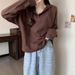 American-style Real-shot Hooded Sweatshirt Women, Spring And Thin New Model, Loose Long-sleeve Top For Students, Early_ecoleips.com