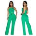 New Style Tube Top Irregular Design Loose Wide Leg Pants Jumpsuit_ecoleips.com