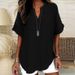 Spring 2026 Hot-Selling Fashion Carnival Print Popular Women's V-Neck Short-Sleeve T-Shirt For Cross-Borr European_ecoleips.com