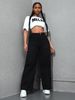 K American Wide Leg Jeans Women's New Loose And Slimming Straight Leg Denim Pants With Floor Length_ecoleips.com