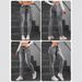 Voya Women's Tight Pencil Pants New Style Women's Stretch Denim Small Legged Pants High Waist Look Slim_ecoleips.com