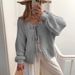 K New Round Neck Long Sleeve Top With Belt Cardigan For Women_ecoleips.com