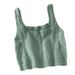 Short Slim-fit Cable-knit Vest Women, Sleeveless, Suitable For Petite Figures, Elegant And Tight-fitting, Can Be Worn As_ecoleips.com