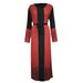 Yiduoduo's Elegant Dress With Printed Long Sleeves And A Belt, A 1911 Autumn Fashion_ecoleips.com