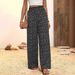 In-stock Cross-border Bestseller European And American Printed Loose Spring-summer Casual Elastic_ecoleips.com